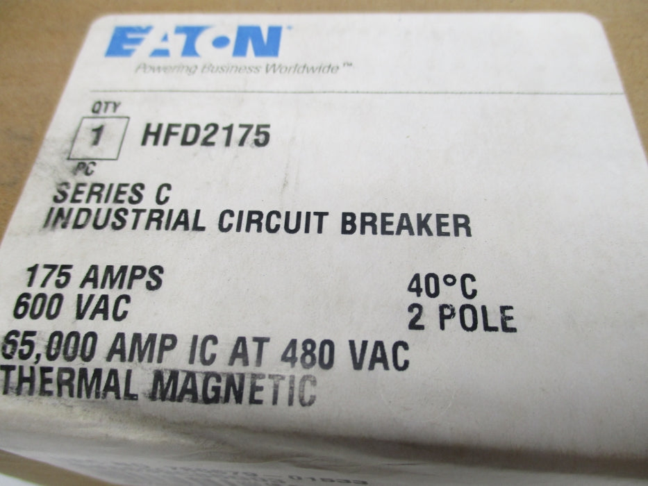 EATON HFD2175 SER. C 175A 600VAC NSMP