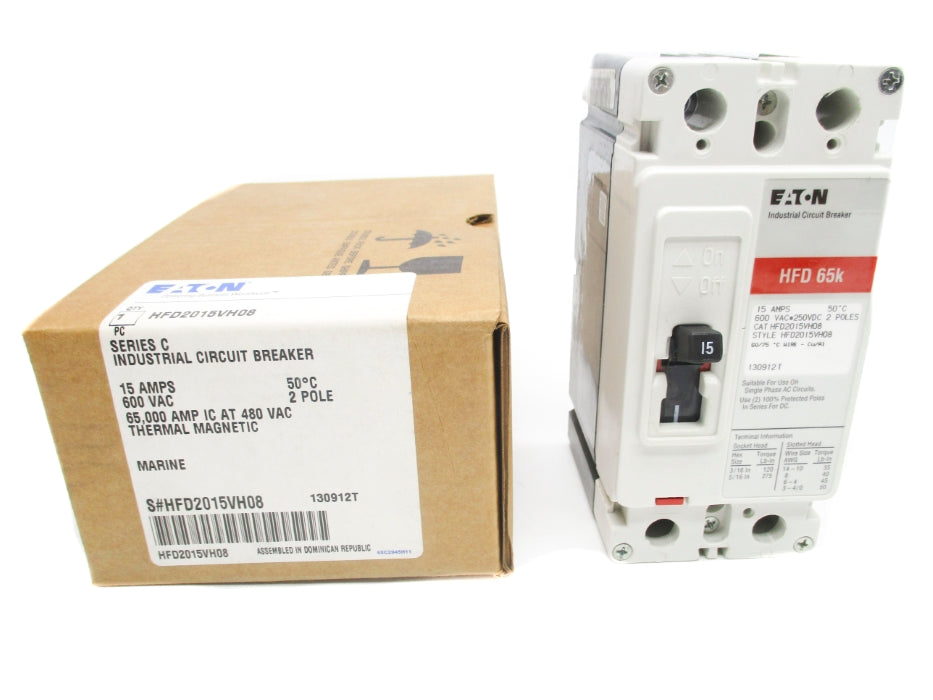 EATON HFD2015VH08 SER. C 15A, 600VAC NSMP