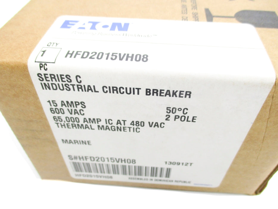 EATON HFD2015VH08 SER. C 15A, 600VAC NSMP
