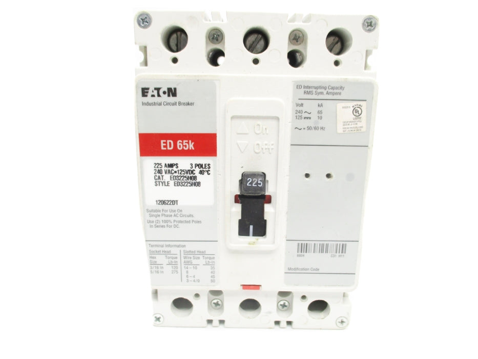 EATON ED3225H08 225A 240 UNMP