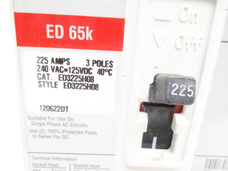 EATON ED3225H08 225A 240 UNMP