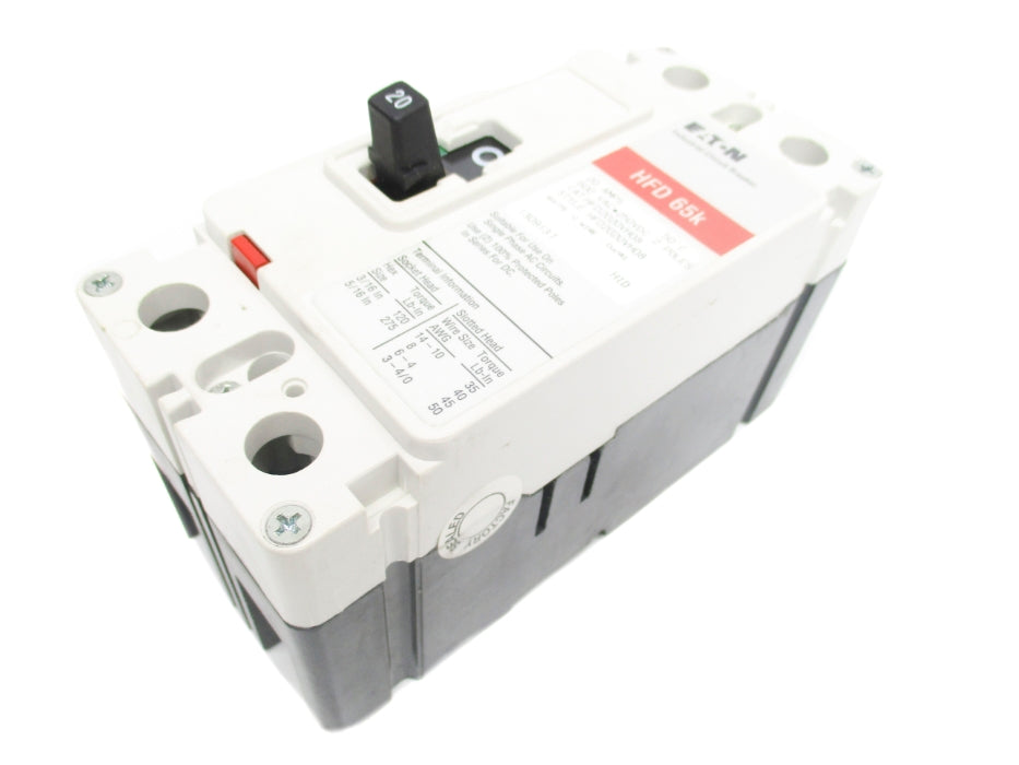 EATON HFD2020VH08 20A 600VAC UNMP