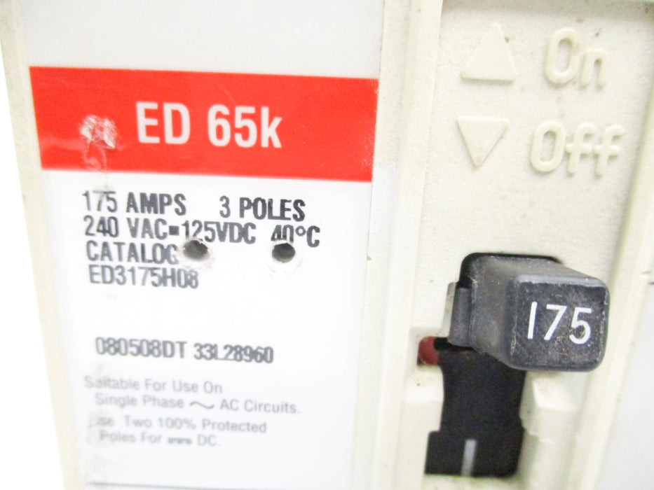 EATON ED3175H08 175A 240VAC UNMP
