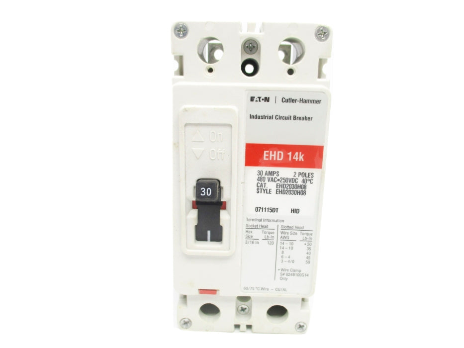 EATON EHD2030H08 30A 480VAC UNMP