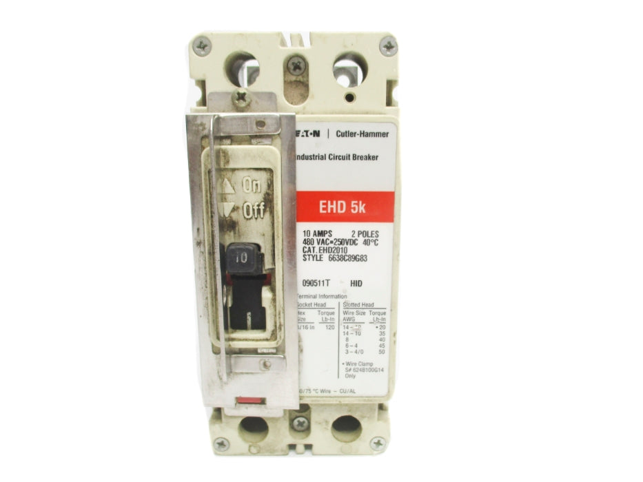 CUTLER HAMMER EHD2010 10A 480VAC UNMP