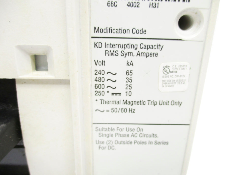 EATON KD3400F 600V NSNP