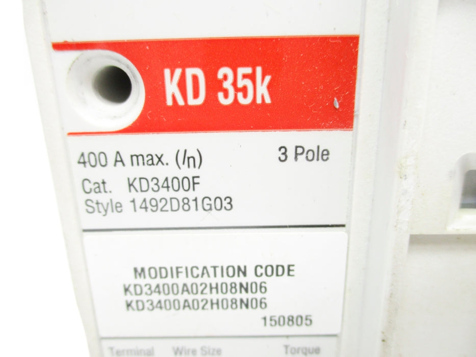 EATON KD3400F 600V NSNP