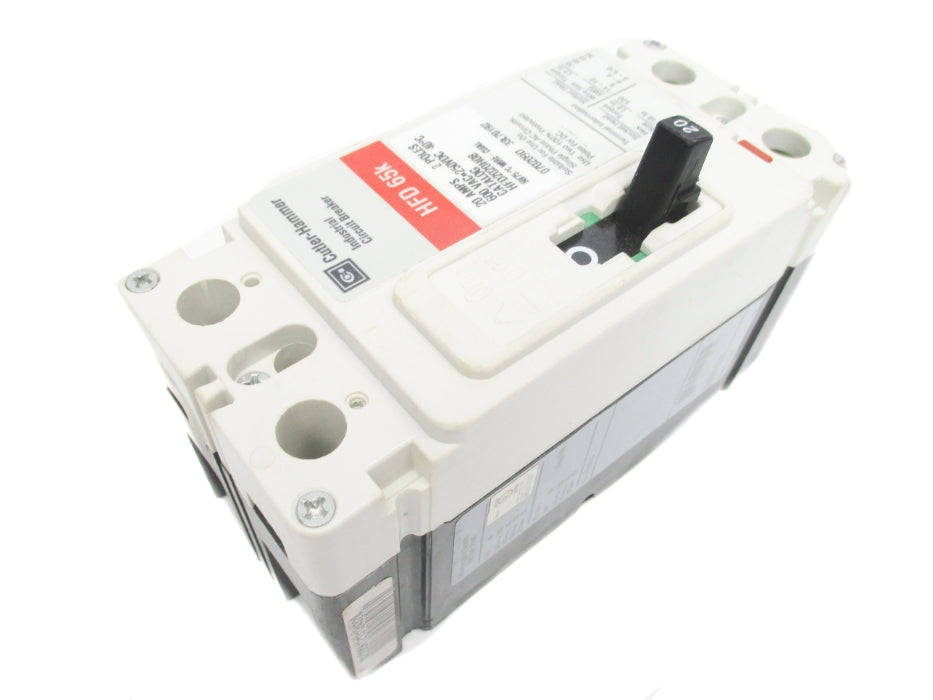 CUTLER HAMMER HFD2020H08 20A 600VAC UNMP
