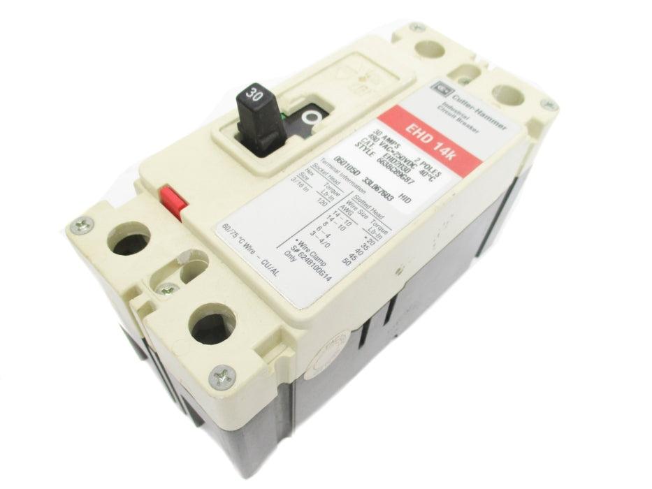 CUTLER HAMMER EHD2030 30A 480VAC UNMP