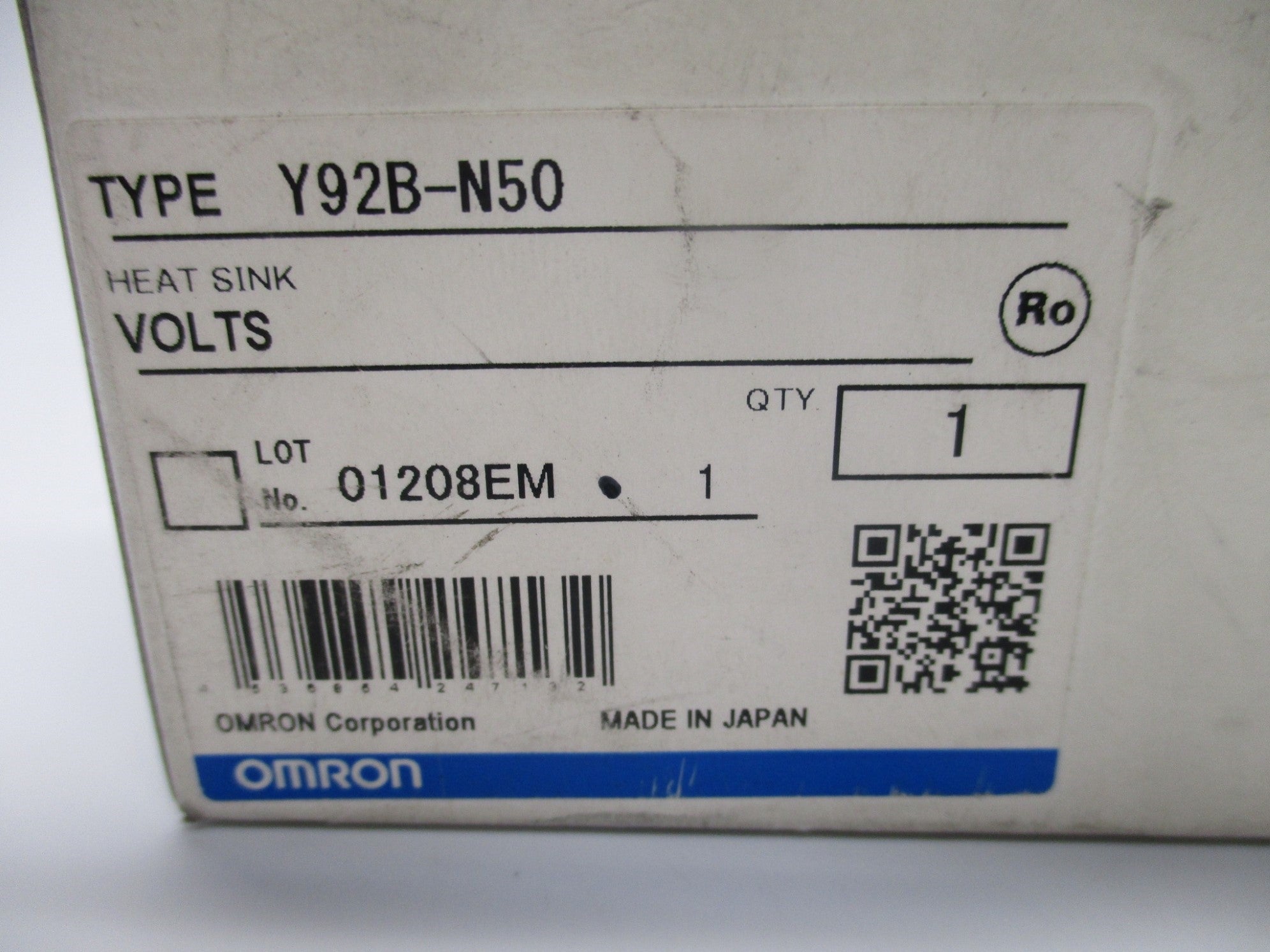 OMRON Y92B-N50 NSMP