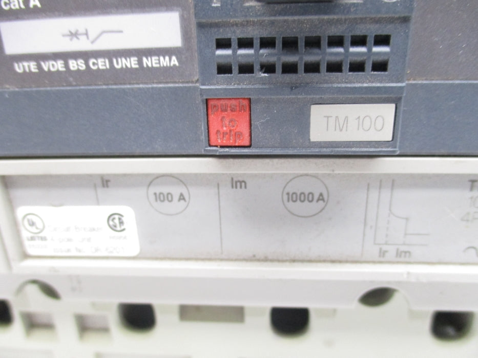 MERLIN GERIN NSF150N 100A 480V UNMP