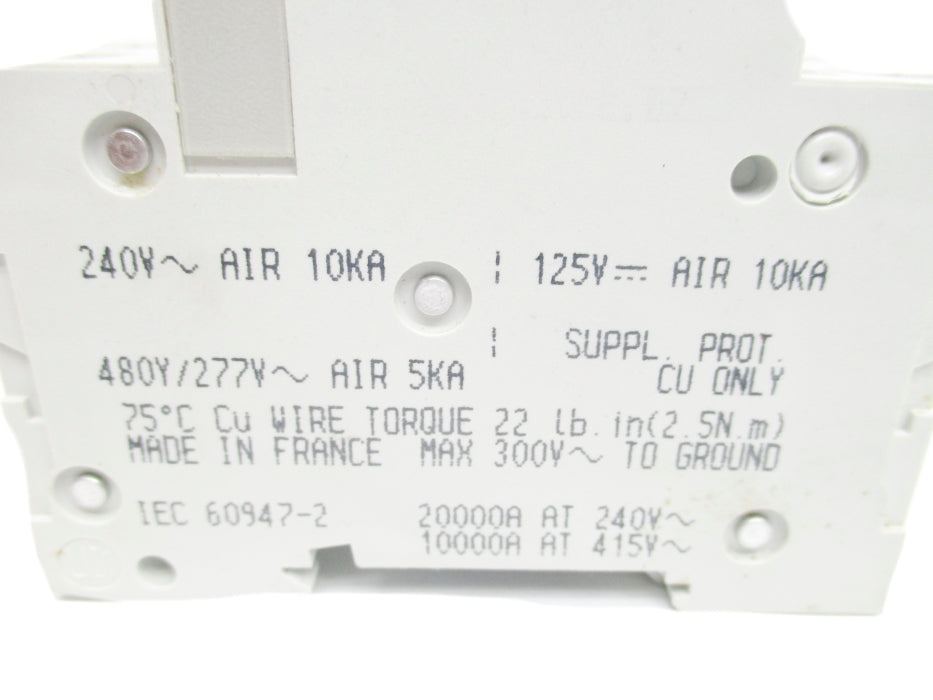 MERLIN GERIN 24452 20A 277V UNMP