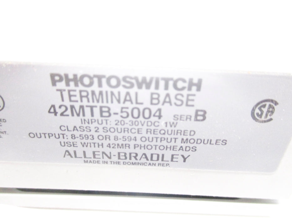 ALLEN BRADLEY 42MTB-5004 SER. B NSMP