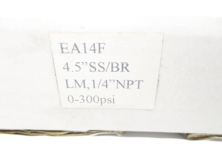 WEKSLER EA14F 0-300PSI NSMP