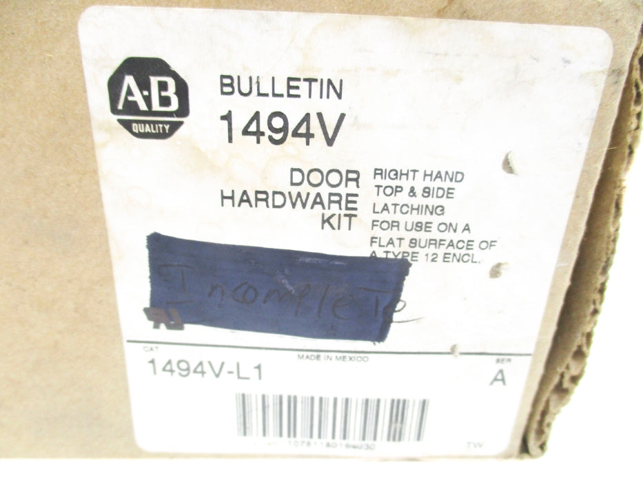ALLEN BRADLEY 1494V-L1 SER. A (AS PICTURED) NSMP