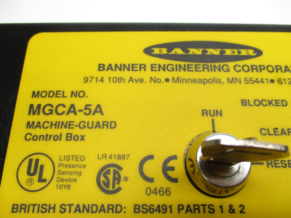 BANNER ENGINEERING MGCA-5A 250VAC 4A UNMP