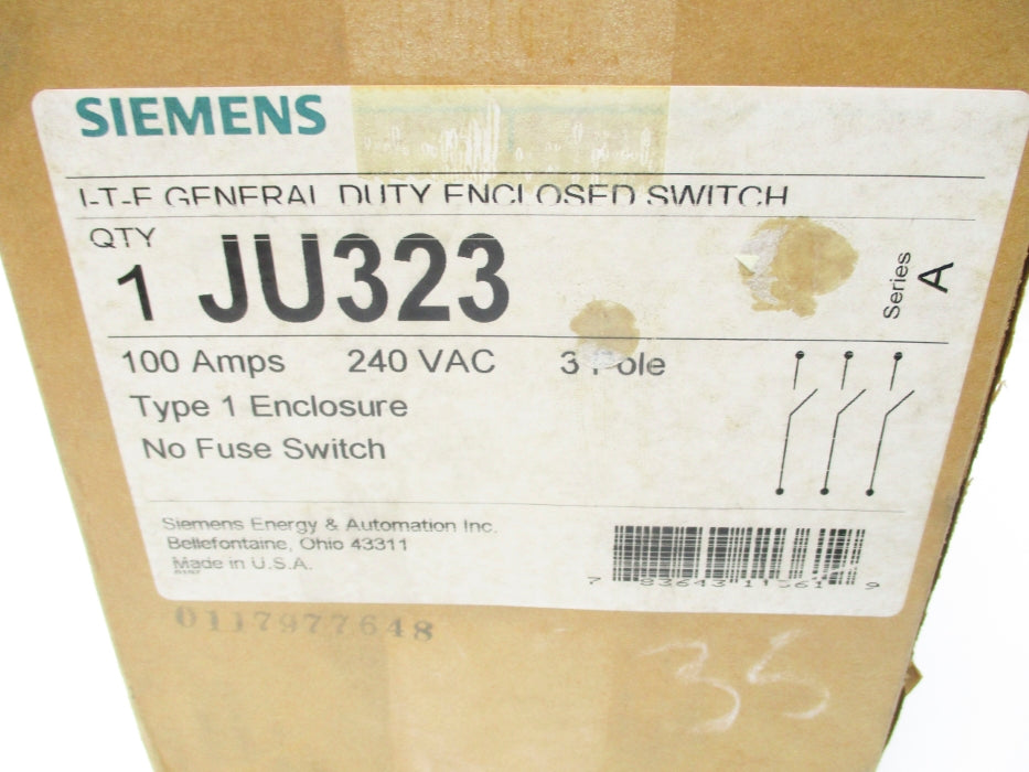 SIEMENS JU323 SER. A NSMP