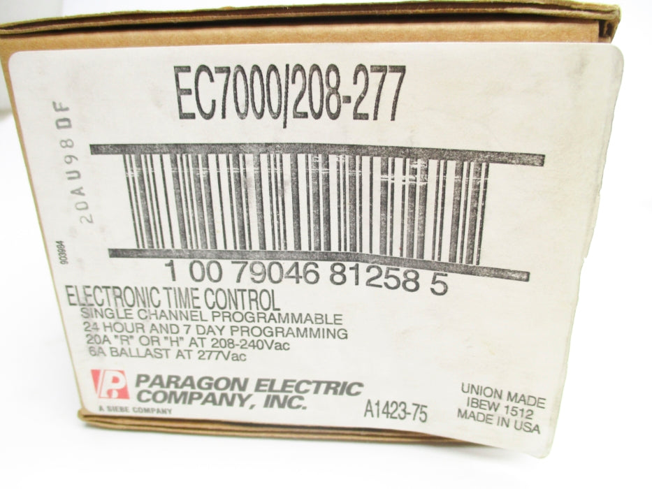 PARAGON ELECTRIC EC7000/208-277 NSMP