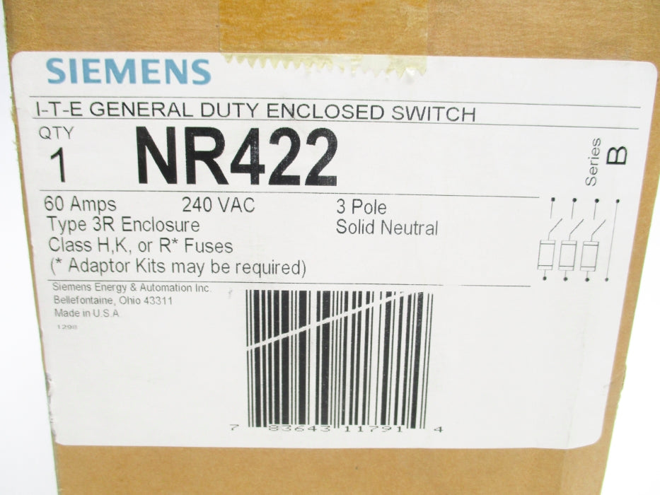 SIEMENS NR422 SER. B NSMP