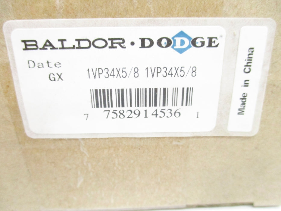BALDOR DODGE 1VP34X5/8 NSFS
