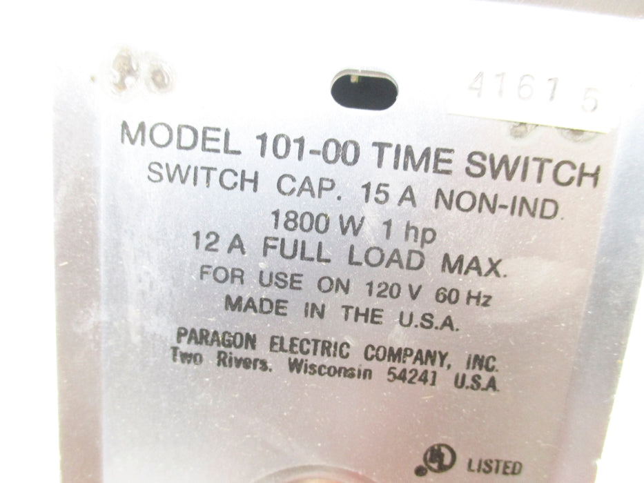 PARAGON ELECTRIC 101-00 NSMP