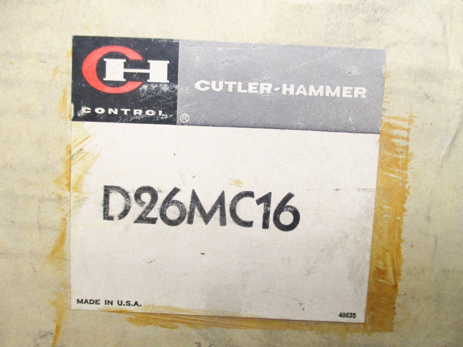 CUTLER HAMMER D26MC16 NSMP