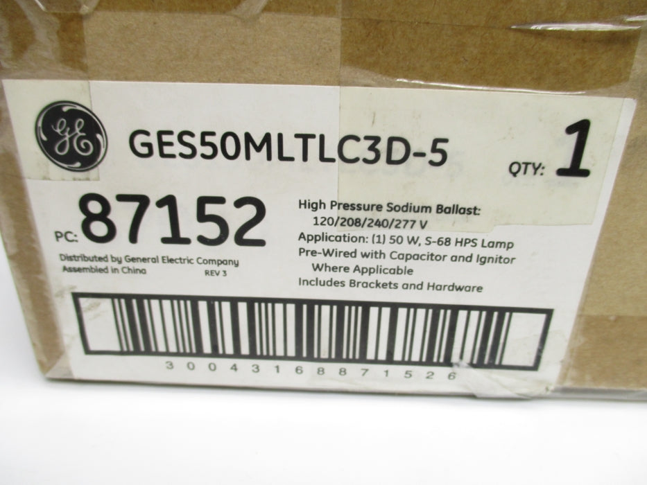GENERAL ELECTRIC GES50MLTLC3D-5 NSMP