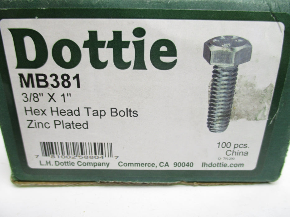 DOTTIE MB381 (PKG OF 100) NSMP