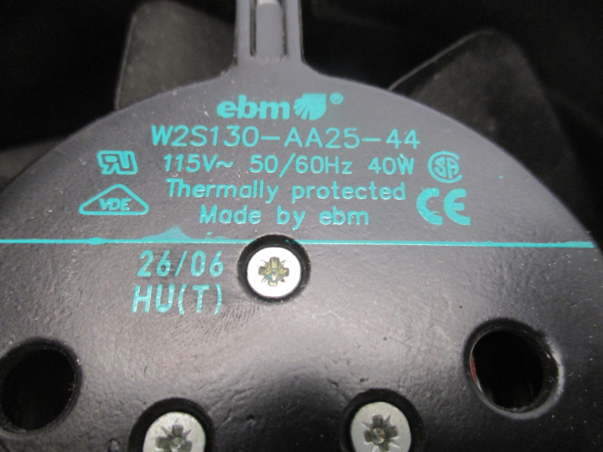EBM W2S130-AA25-44 NSNP