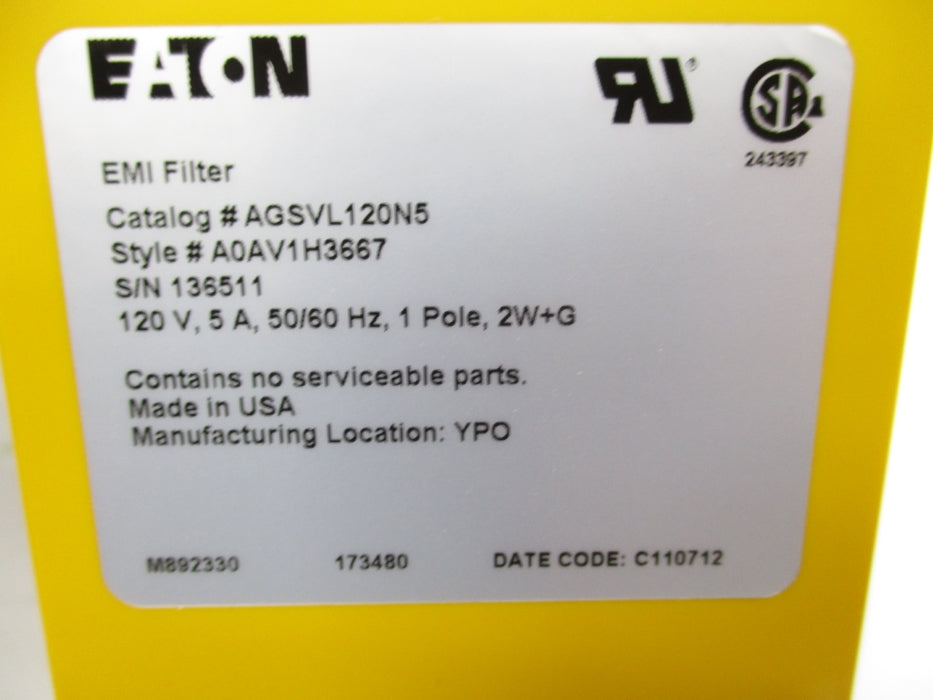 EATON AGSVL120N5 NSMP