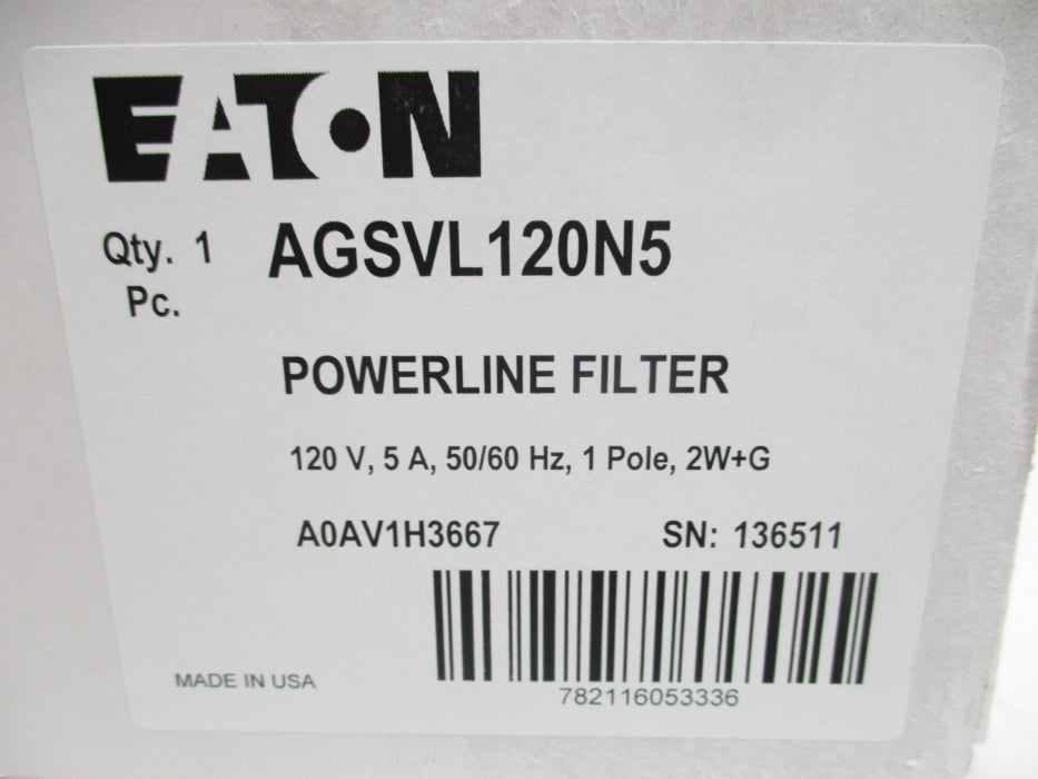 EATON AGSVL120N5 NSMP
