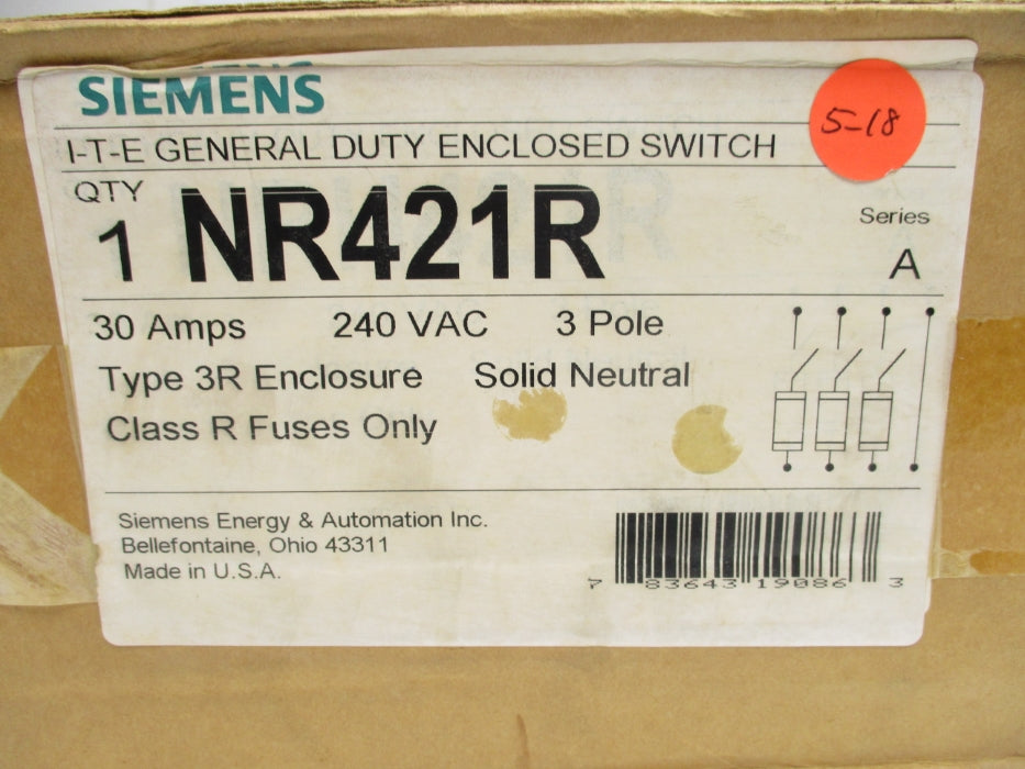 SIEMENS NR421R SER. A NSMP