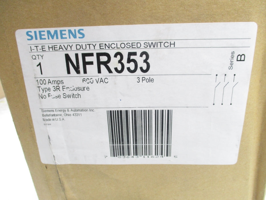 SIEMENS NFR353 SER. B NSMP