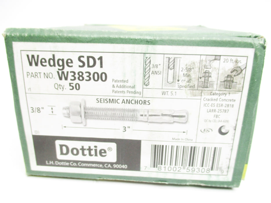 DOTTIE W38300 (PKG OF 50) NSMP