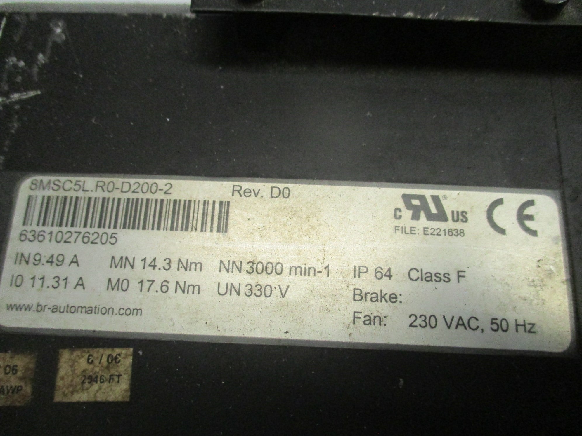 B&R 8MSC5L.R0-D200-2 (AS PICTURED) UNMP