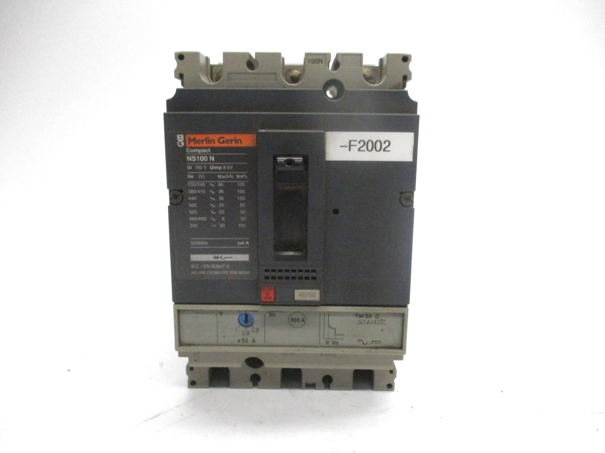 MERLIN GERIN NS100-160-250N/H/NA 750V UNMP