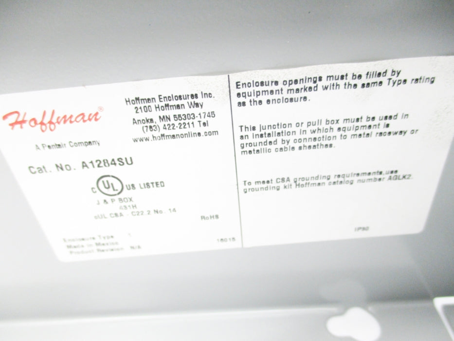 HOFFMAN A1284SU NSMP