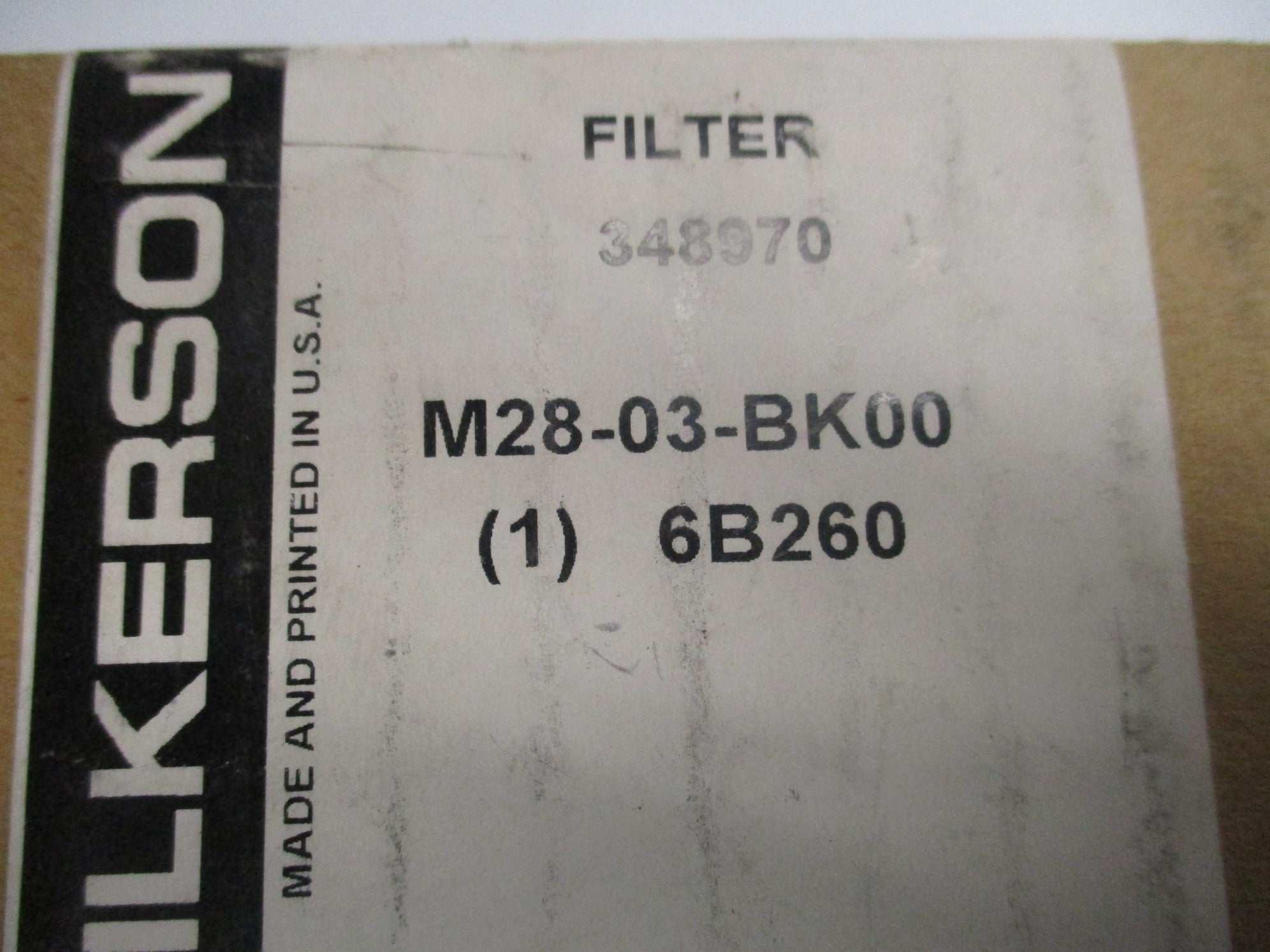 WILKERSON M28-03-BK00 NSMP