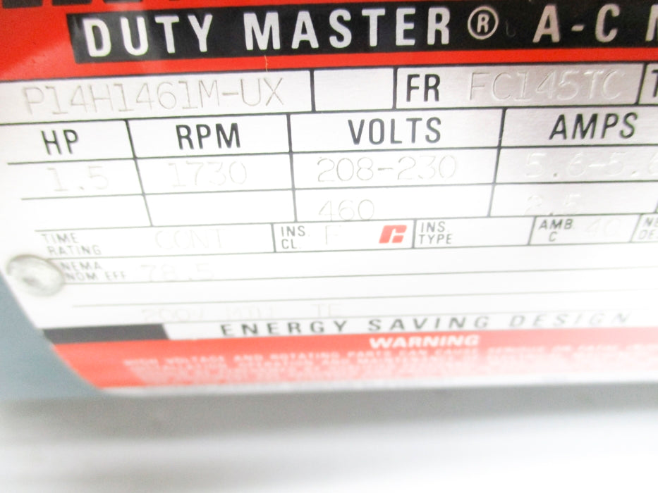 RELIANCE P14H1461M-UX UNMP