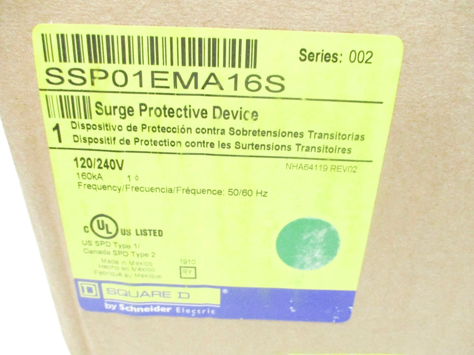 SQUARE D SSP01EMA16S SER. 002 (AS PICTURED)  NSMP