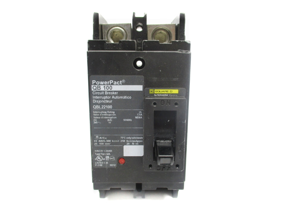 SQUARE D QBL22100 240V 100A (AS PICTURED) NSNP