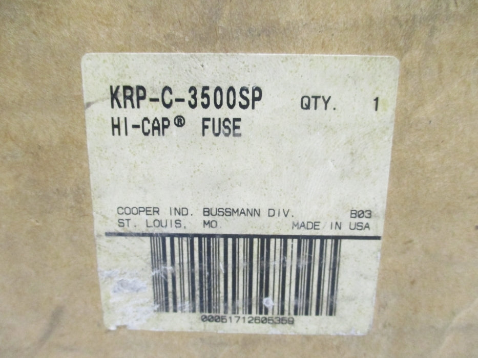 COOPER BUSSMAN KRP-C-3500SP NSMP