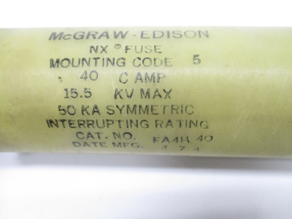 MCGRAW-EDISON FA4H40 NSNP