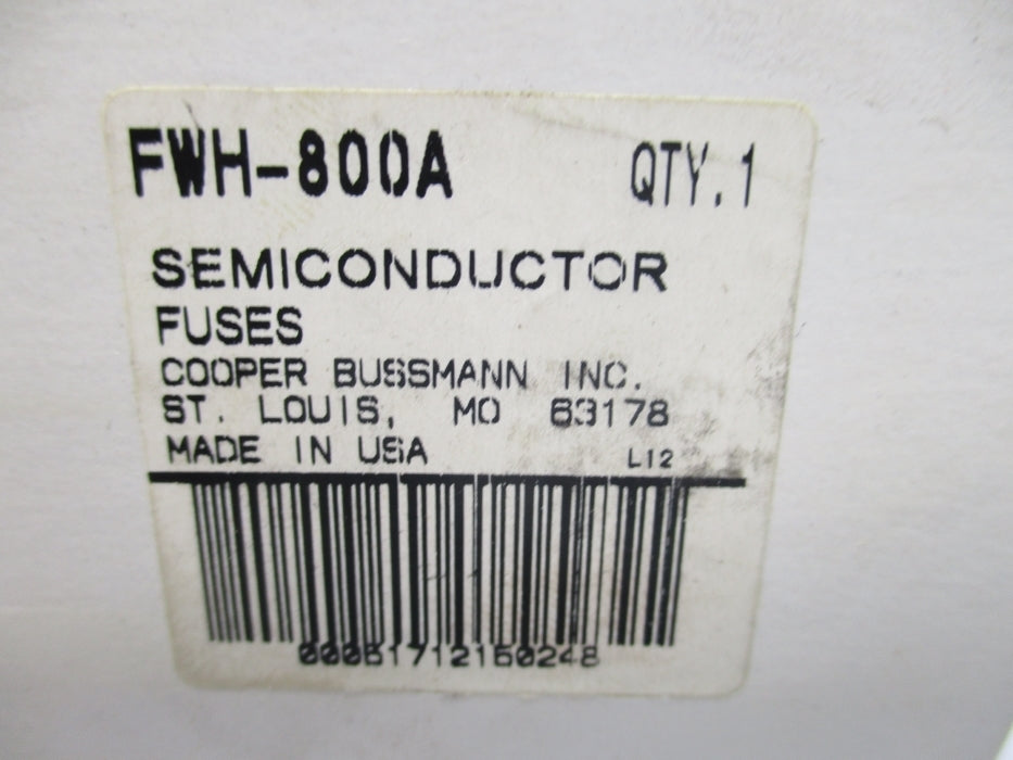 COOPER BUSSMAN FWH-800A NSMP