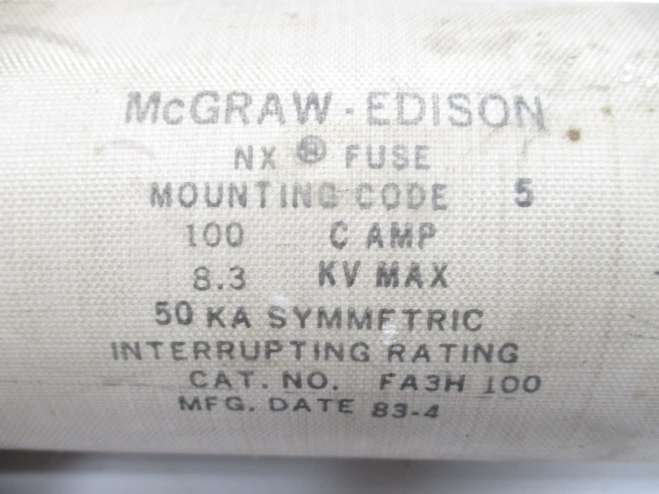 MCGRAW-EDISON FA3H100 NSNP