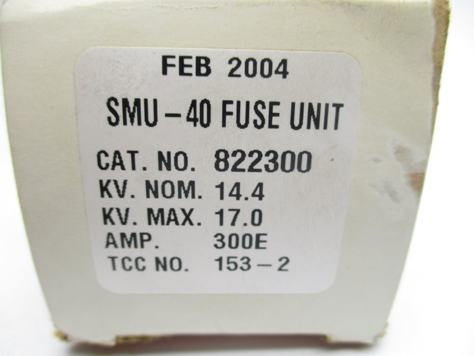 S&C ELECTRIC 822300 NSMP