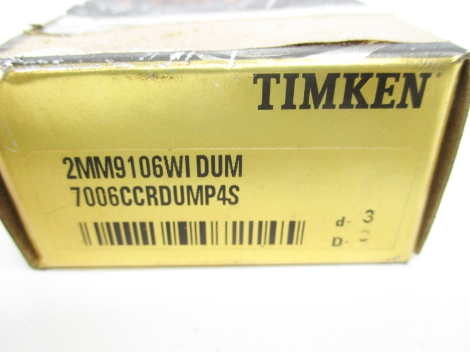 TIMKEN 2MM9106WIDUM NSMP
