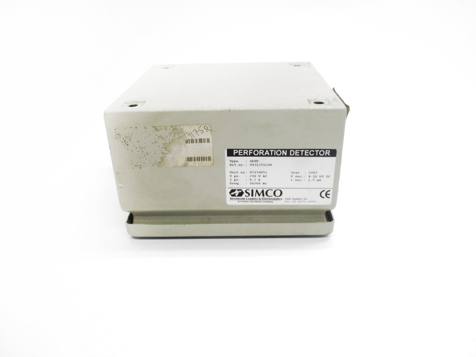 SIMCO SDVP 230VAC .2A UNMP