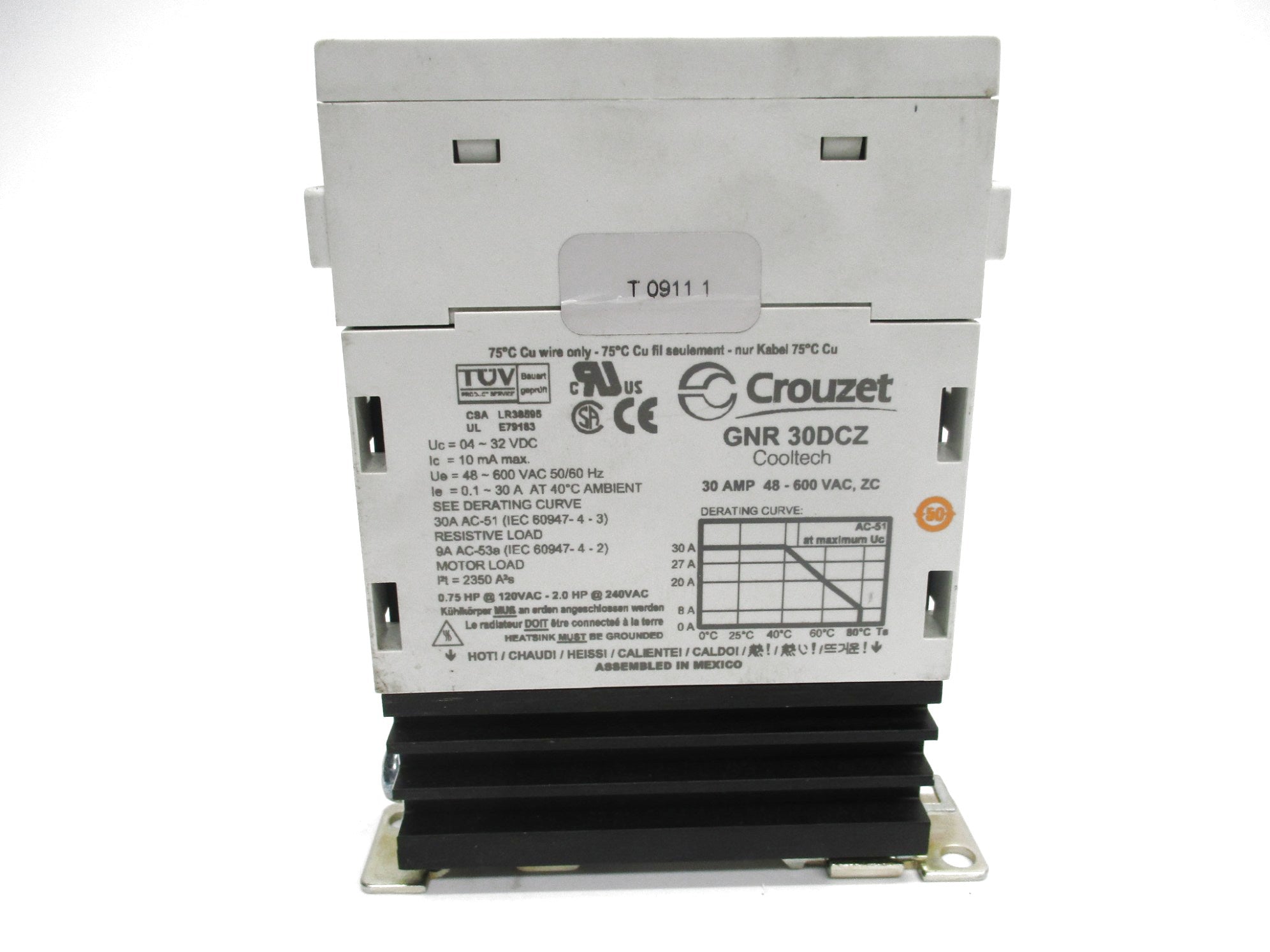 CROUZET GNR30DCZ 48-600VAC 30A NSNP