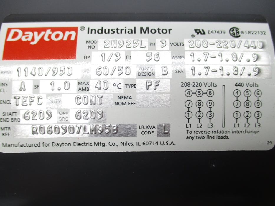 DAYTON 2N925L NSMP